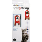 JW Pet Springstring Feathered Mouse Interactive Cat Toy, 3 count