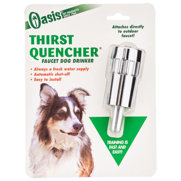 Oasis Thirst Quencher Faucet Dog Waterer, 4 count