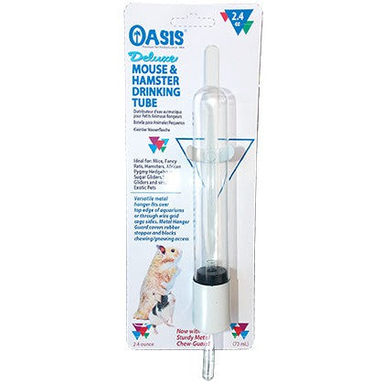 Oasis Deluxe Mouse and Hamster Drinking Tube Glass, 6 count