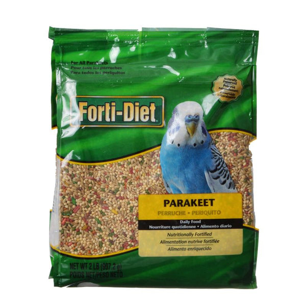 Kaytee Forti Diet Parakeet Food, 8 lb (4 x 2 lb)