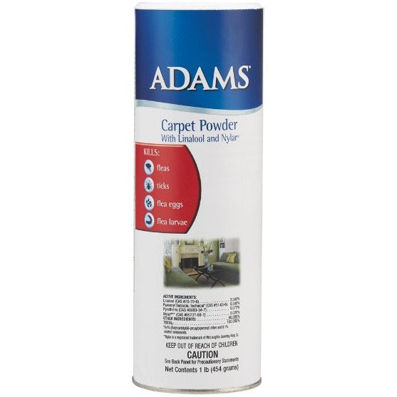 Adams Flea and Tick Carpet Powder, 48 oz (3 x 16 oz)