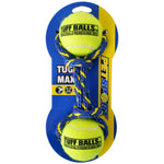 Petsport Tug Max Tuff Balls Dog Toy, 12 count