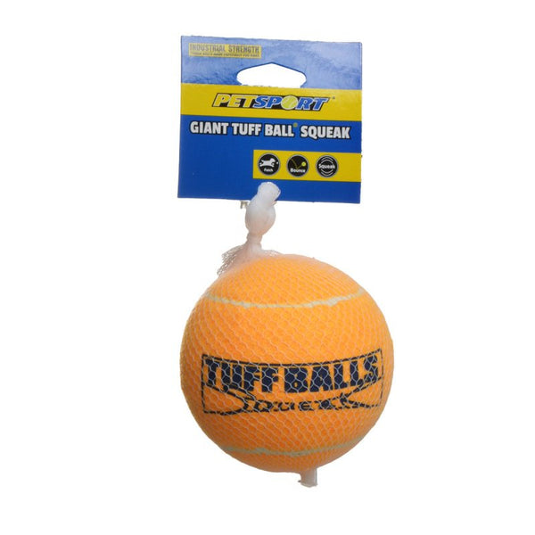 Petsport Tuff Ball Squeak Dog Toy, Giant - 12 count