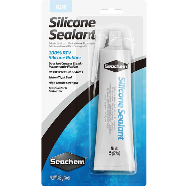 Seachem Silicone Sealant Clear, 18 oz (6 x 3 oz)