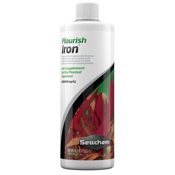 Seachem Flourish Iron Supplement for the Planted Aquarium, 2000 mL (4 x 500 mL)