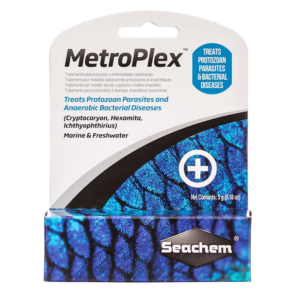 Seachem MetroPlex Parasite and Bacteria Treatment, 30 gram (6 x 5 gm)