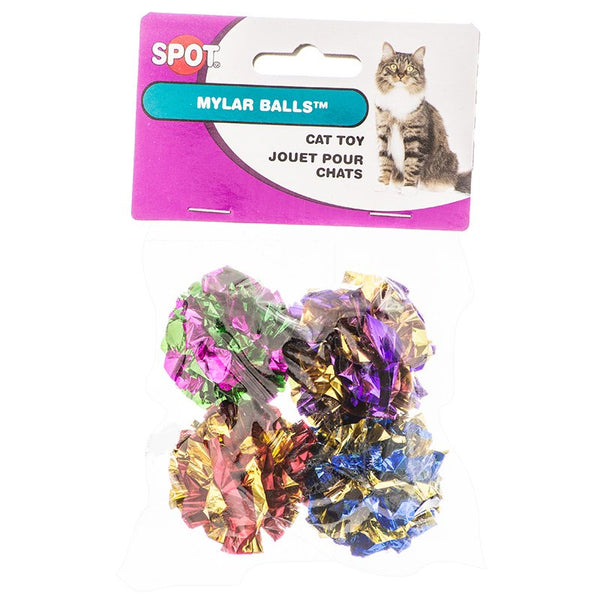 Spot Mylar Balls Cat Toy, 48 count (12 x 4 ct)