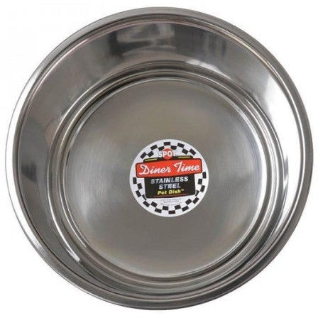 Spot Diner Time Stainless Steel Pet Dish, 5 quart - 3 count