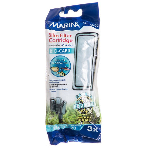 Marina Bio-Carb Slim Filter Cartridge, 36 count (12 x 3 ct)