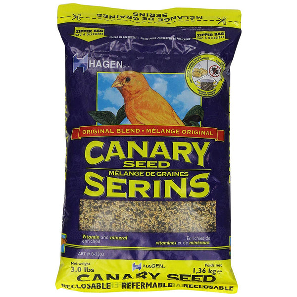 Hagen Canary Seed Original Blend, 18 lb (6 x 3 lb)