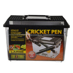 Exo Terra Cricket Pen Holds Crickets with Dispensing Tubes for Feeding Reptiles, Large - 3 count