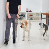 Hiddin Wall Mount Kit for Clear Pet Gate Zig Zag | Options-Dog-Hiddin.co-Gold Latch-PetPhenom