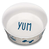 Loving Pets Dolce Moderno Bowl Yum Chevron Design, Small - 1 count-Dog-Loving Pets-PetPhenom