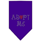 Mirage Pet Products Adopt Me Rhinestone Bandana, Small, Assorted Colors-Dog-Mirage Pet Products-Purple-PetPhenom