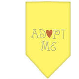 Mirage Pet Products Adopt Me Rhinestone Bandana, Large, Assorted Colors-Dog-Mirage Pet Products-Yellow-PetPhenom