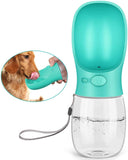 Dog Water Bottle, Leak Proof Portable Water Dispenser with Drinking Feeder for Pets, 12 or 19 ounce-Kalimdor Direct - B08R65TTC6-Blue-12oz-PetPhenom