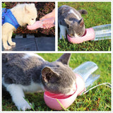 Dog Water Bottle, Leak Proof Portable Water Dispenser with Drinking Feeder for Pets, 12 or 19 ounce-Kalimdor Direct - B08R65TTC6-Blue-12oz-PetPhenom