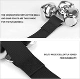 Dog Doorbells for Door Knob, Adjustable and Durable, for Short and Tall Dogs-Luckyiren - B07JNM8PYW-Black-PetPhenom