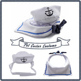 Costumes for Cats and Small Dogs - Choice of Birthday Hat, Christmas, Leprechaun, Lion Mane, Sailor, Santa, or Wizard Hat-NAMSAN Store - B07GZPBF19-Birthday Hat-PetPhenom