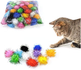 Cat Mylar Crinkle Play Toy Balls for Indoor Cats, 10 or 100 piece-JSN US Distribution - B091YYWGQB-10pc-PetPhenom