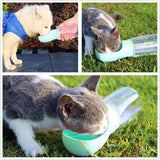 Dog Water Bottle, Leak Proof Portable Water Dispenser with Drinking Feeder for Pets, 12 or 19 ounce-Kalimdor Direct - B08R65TTC6-Blue-12oz-PetPhenom