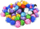 Cat Mylar Crinkle Play Toy Balls for Indoor Cats, 10 or 100 piece-JSN US Distribution - B091YYWGQB-100pc-PetPhenom