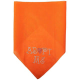 Mirage Pet Products Adopt Me Rhinestone Bandana, Large, Assorted Colors-Dog-Mirage Pet Products-Orange-PetPhenom