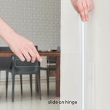 Hiddin Wall Mount Kit for Clear Pet Gate Zig Zag | Options-Dog-Hiddin.co-Gold Latch-PetPhenom
