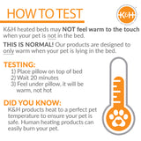 K&H Pet Products Lectro-Soft Outdoor Heated Pet Bed Small Gray 14" x 18" x 1"-Dog-K&H Pet Products-PetPhenom