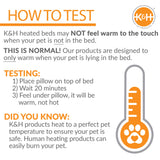K&H Pet Products Lectro-Soft Outdoor Heated Pet Bed Medium Gray 19" x 24" x 1"-Dog-K&H Pet Products-PetPhenom
