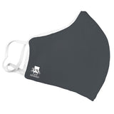 Top Performance Anti-bacterial Woven Fabric Reusable Face Mask-Dog-Top Performance-Gray-PetPhenom