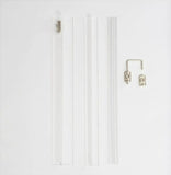 Hiddin Wall Mount Kit for Clear Pet Gate Zig Zag | Options-Dog-Hiddin.co-Gold Latch-PetPhenom