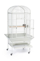 Prevue Pet Products Medium Dome Top Cage - Chalk White-Bird-Prevue Pet Products-PetPhenom