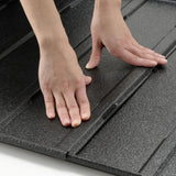 Richell Expandable Floor Tray Small Black 37"-62.2" x 24.8" x 1"-Dog-Richell-PetPhenom