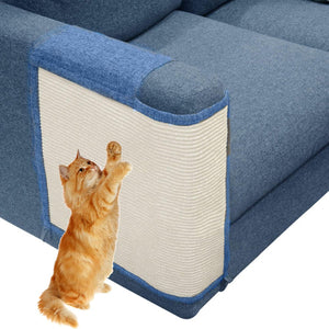 Cat Scratch Couch Sofa Protector with Natural Sisal