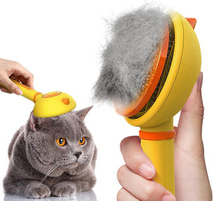 Cat Brush with Release Button