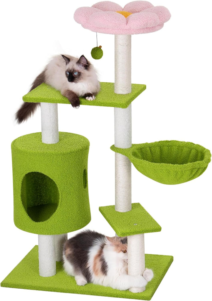 This Flower Cat Tree with 3 Scratching Posts is just $38.34 from $64.99 today!