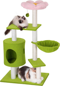 This Flower Cat Tree with 3 Scratching Posts is just $38.34 from $64.99 today!