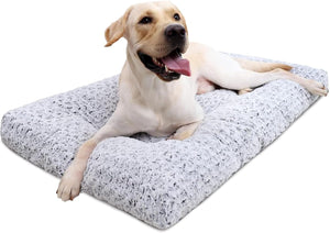 This Washable Dog Bed for Large, Jumbo, Medium, Small Dogs Breeds, 35" x 23", Gray is just $17.59 from $21.99 today!