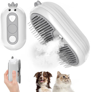 Cat Steam Brush for Shedding **Lightning Deal**