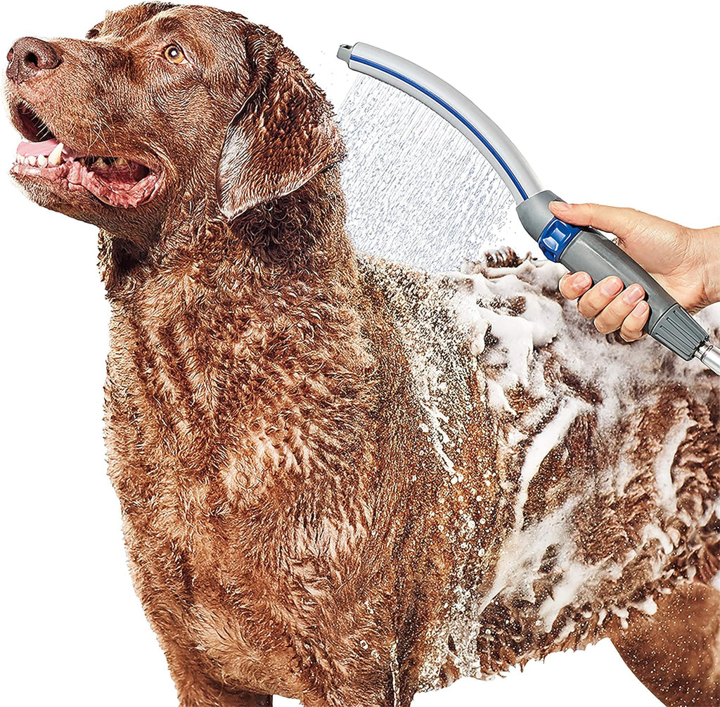 Waterpik Pet Wand Pro Dog Shower Attachment Indoor and Outdoor Sprayer Includes 8-Foot Flex Hose