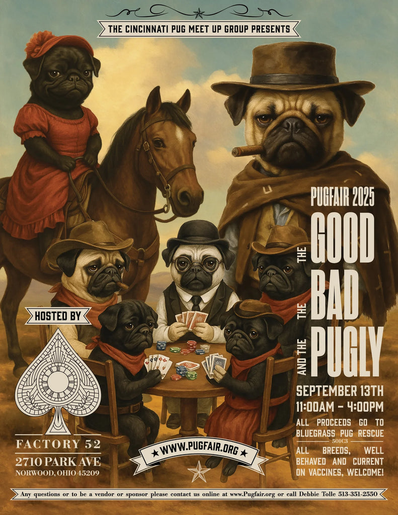 PugFair 2025: The Good, The Bad, The Pugly - Wild West Themed Dog Fundraiser