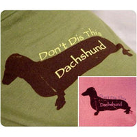 26 Bars & a Band Don't Dis This Dachshund Identi-tees - Large - Pink (P)-Dog-26 Bars & a Band-PetPhenom
