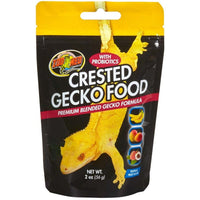 Zoo Med Crested Gecko Food Tropical Fruit Flavor, 8 oz (4 x 2 oz)