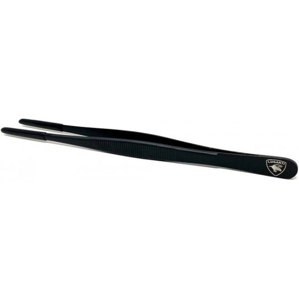Lugarti Stainless Steel Reptile Feeding Forceps Matte Black, 2 count (2 x 1 ct)