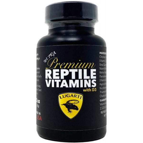 Lugarti Ultra Premium Reptile Vitamins with D3, 9 oz (3 x 3 oz)