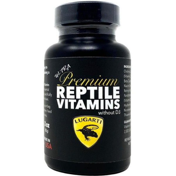Lugarti Ultra Premium Reptile Vitamins without D3, 3 oz