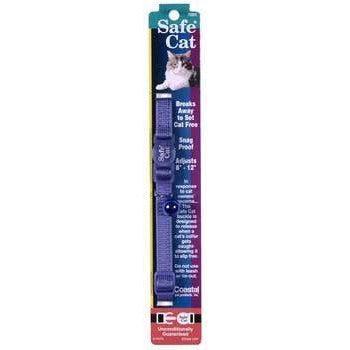 Coastal Pet Safe Cat Adjustable Snag-Proof Breakaway Collar Paradise Purple, 8-12"L x 3/8"W-Cat-Coastal Pet-PetPhenom