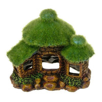 Blue Ribbon Exotic Environments Swim Through Hut with Fiber Moss, 1 count