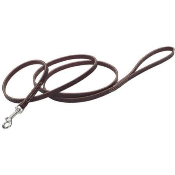 Circle T Latigo Leather Lead 6' Long, 6 feet x 1/4"W